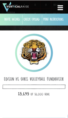 Edison Girls Volleyball Meet Fundraising Goal