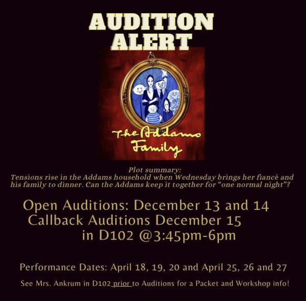 Addams Family Musical Auditions